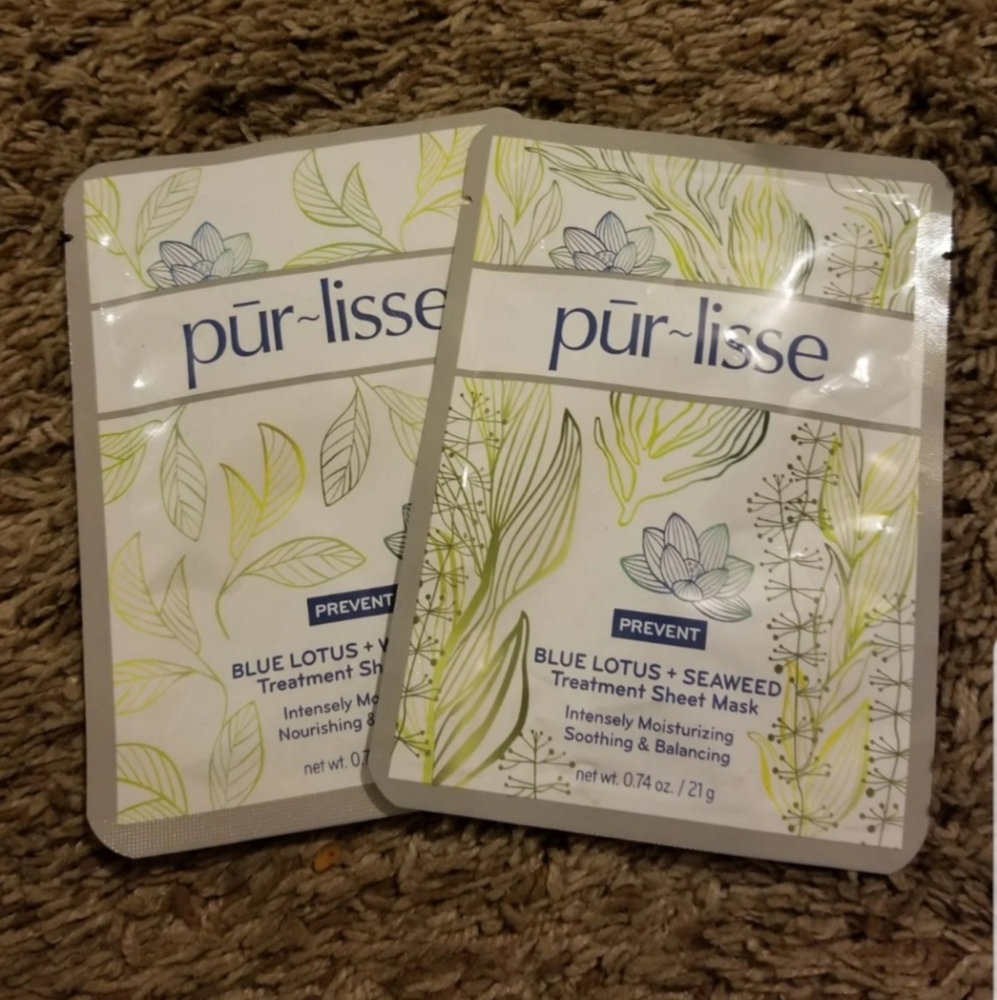 Pūr~lissa Blue Lotus + Seaweed Sheet Mask